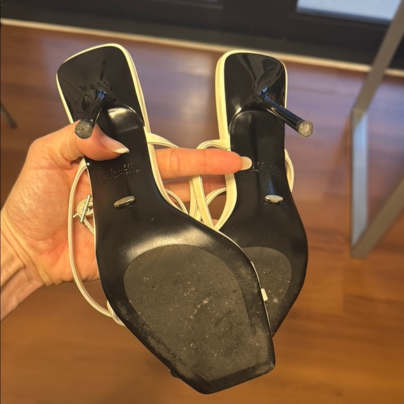 Tony Bianco Naxos Sandals Heels White Patent - Picture 8 of 8